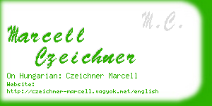 marcell czeichner business card